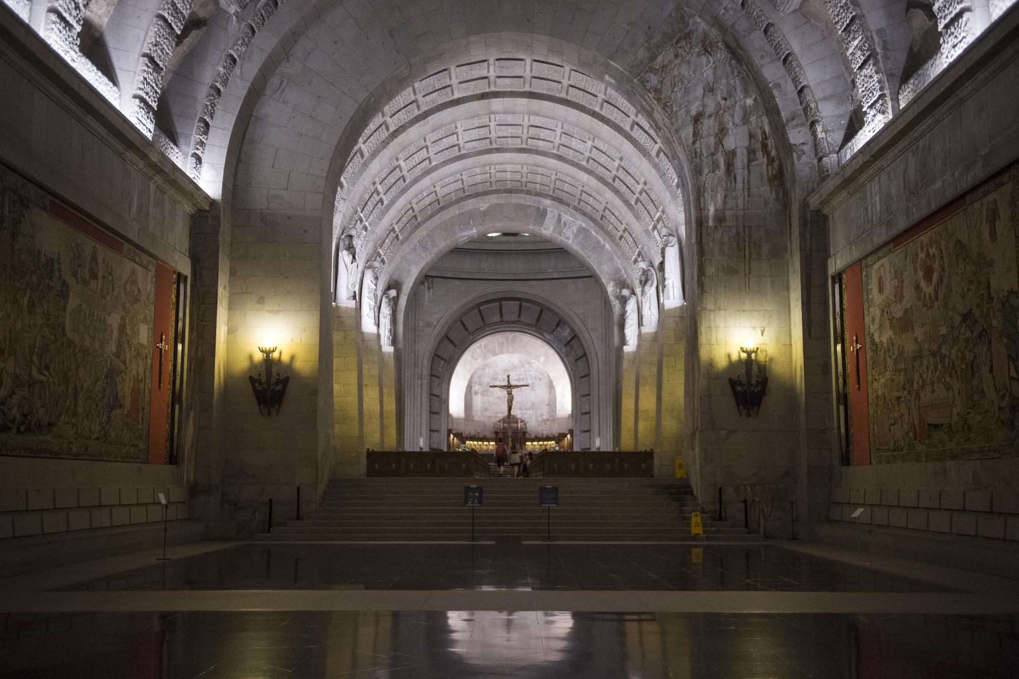 Interior de la basílica del Valle de los Caídos